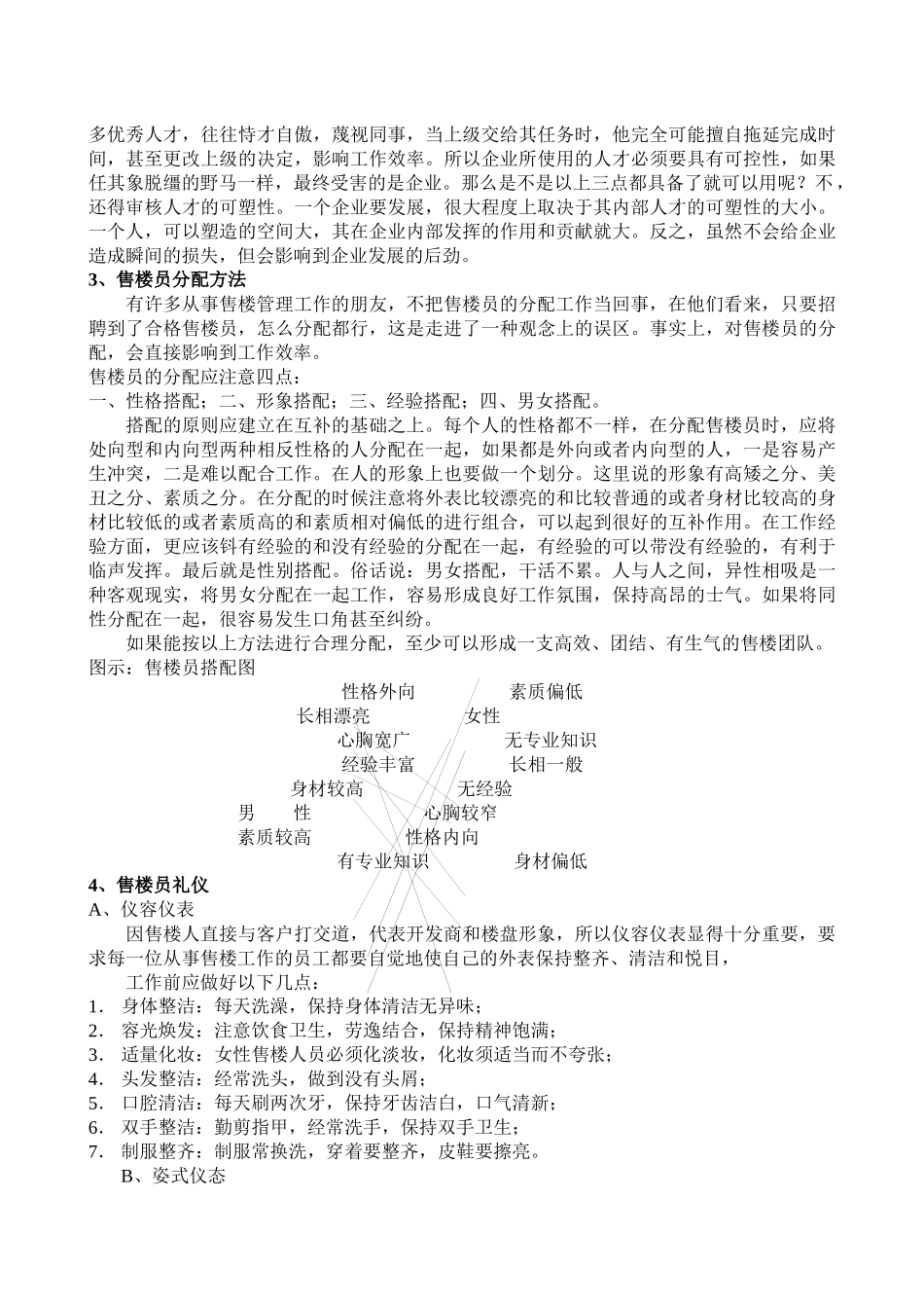 房产销售队伍的组织原则及基础接待标准_第2页