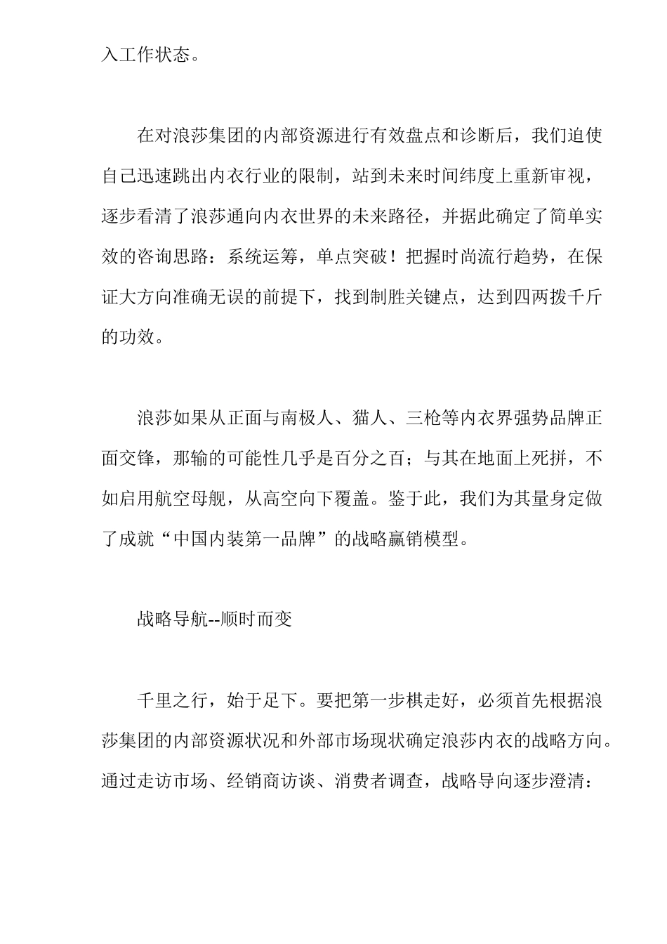 浪莎内装战略营销模型_第3页