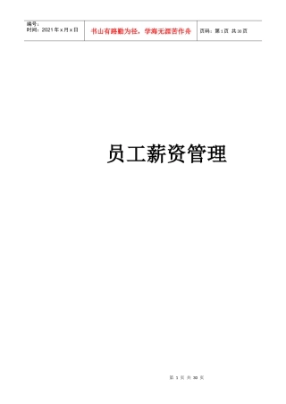 员工薪资管理系统概述