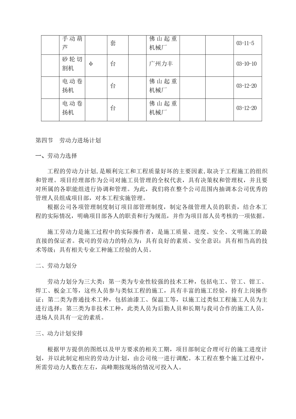 超市店电气、空调安装工程施工组织设计方案(77页)_第3页