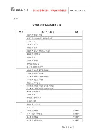 人力资源-20221工程竣工档案目录XXXX0221