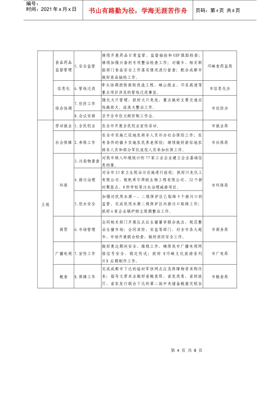 市政府8月份主要工作计划_第3页