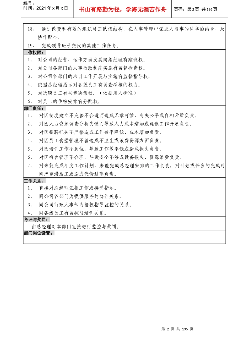 行政人事部运作手册_第3页