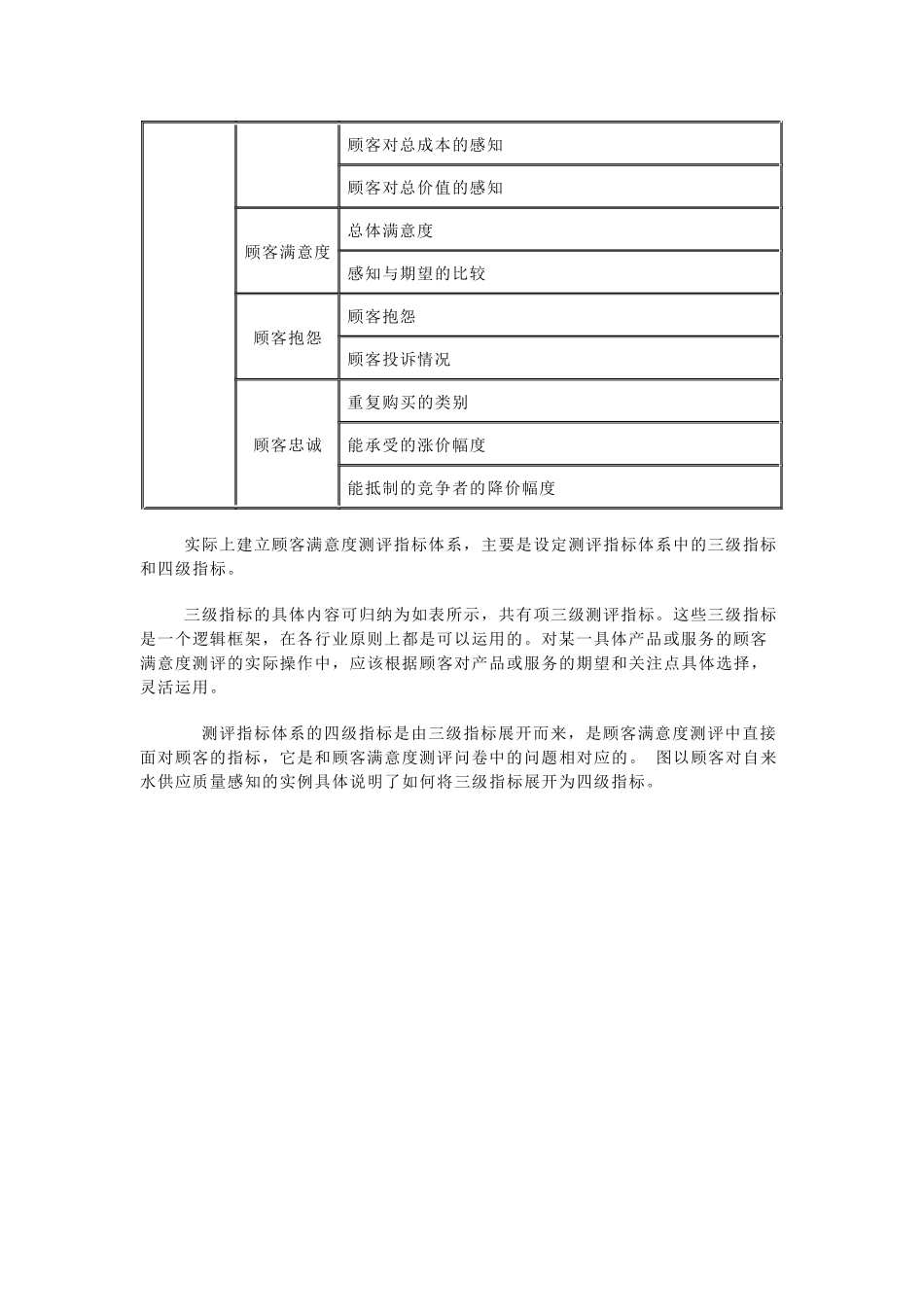 浅析顾客满意度测评指标的设定_第3页