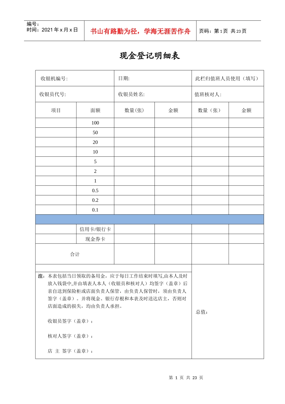 超市、店面、公司管理(财务风险、库存)_第1页