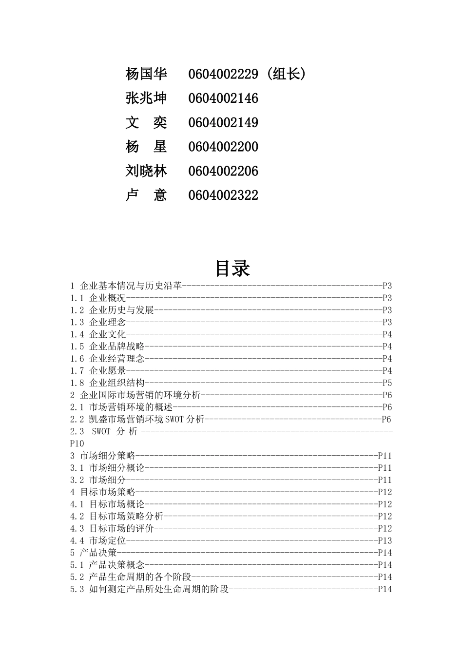 某企业国际市场营销策略方案_第2页