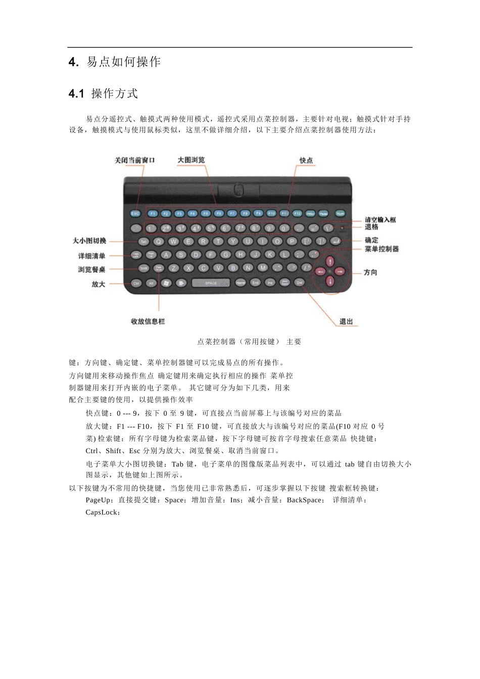 朗易-可视点菜-服务员操作手册_第1页