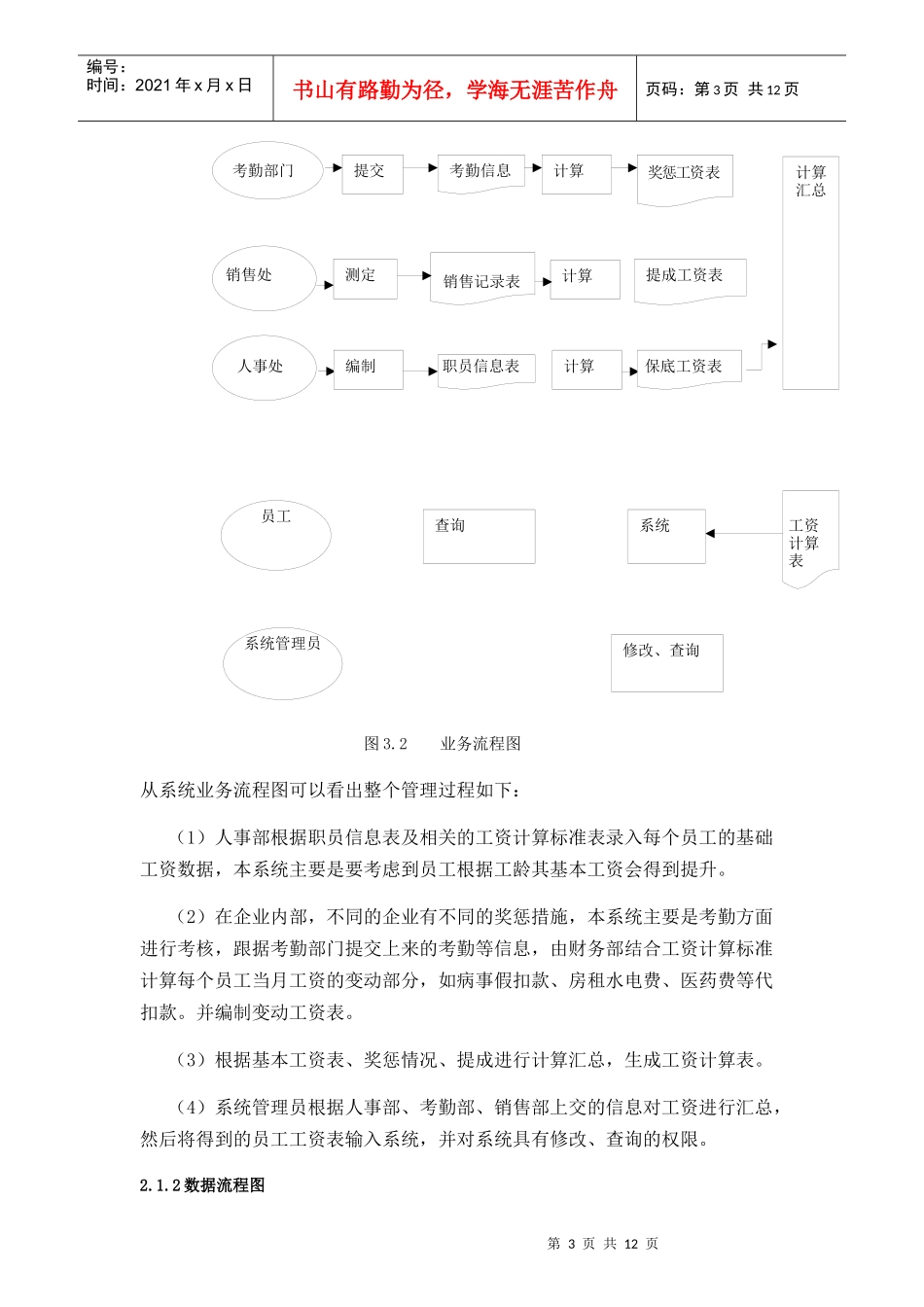 工资信息系统需求分析_第3页