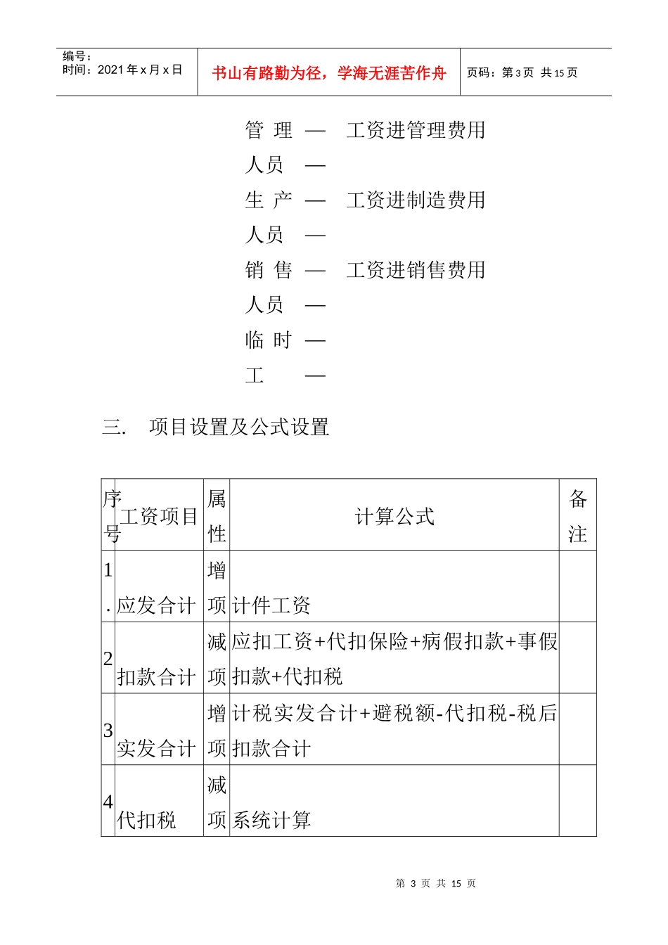 英斯泰克视频技术有限公司薪酬管理操作手册_第3页