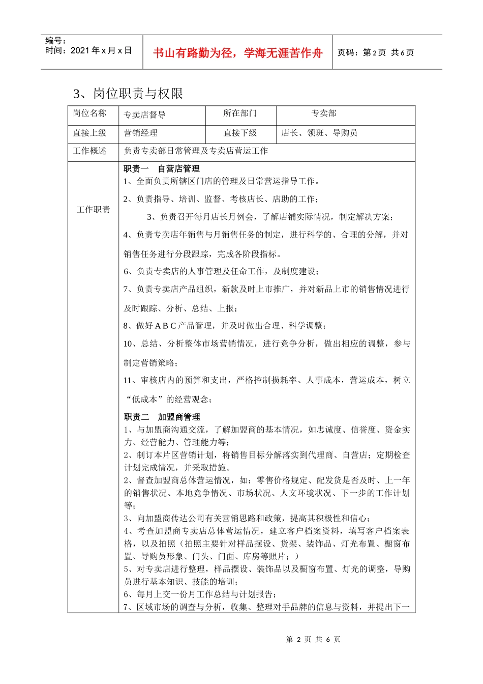 专卖部架构及职责与权限_第2页