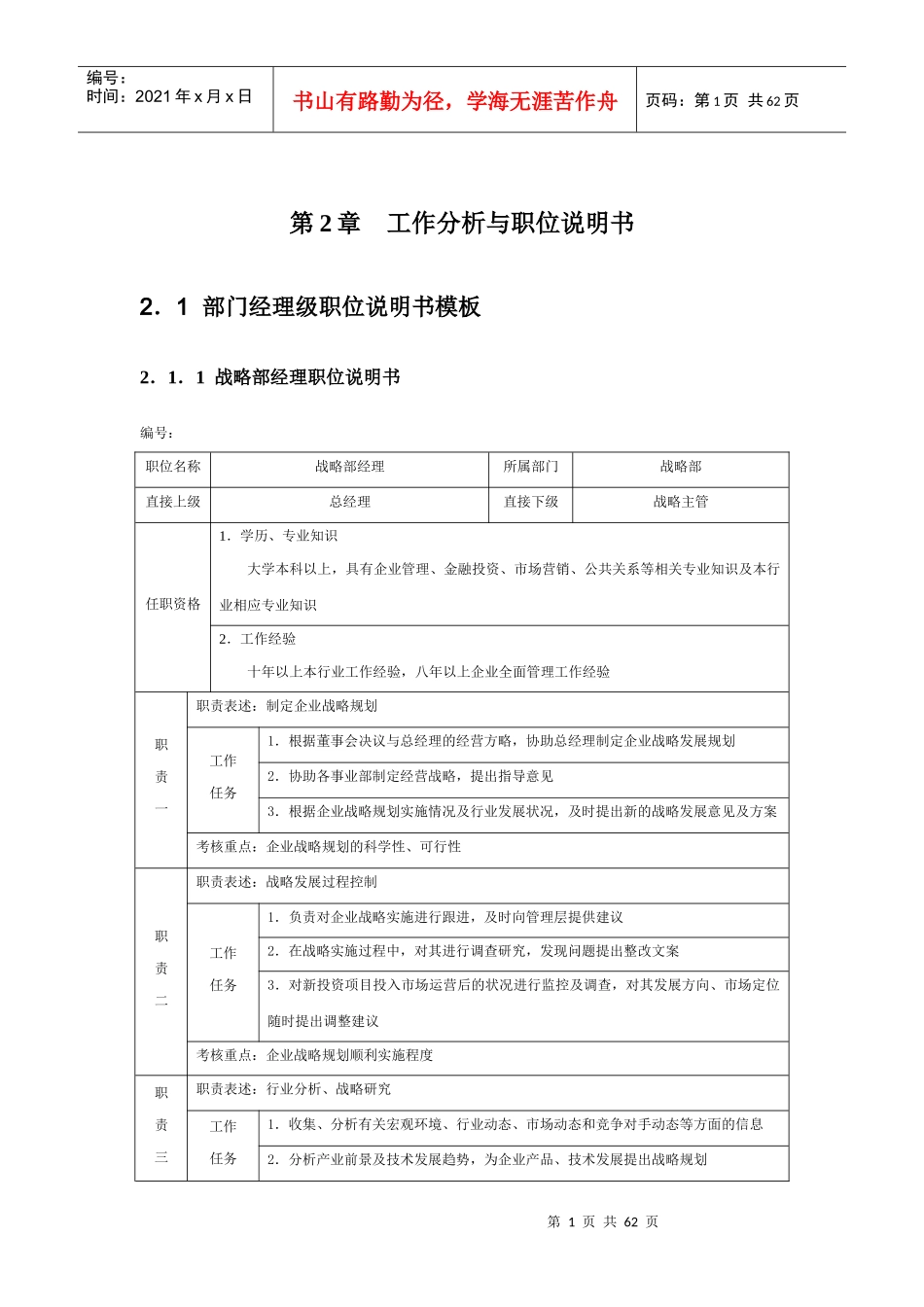 人力资源管理操作全案2_第1页