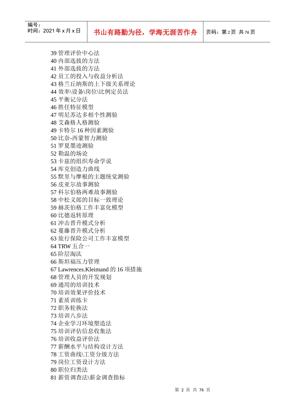 专业人力资源132项工具_第2页