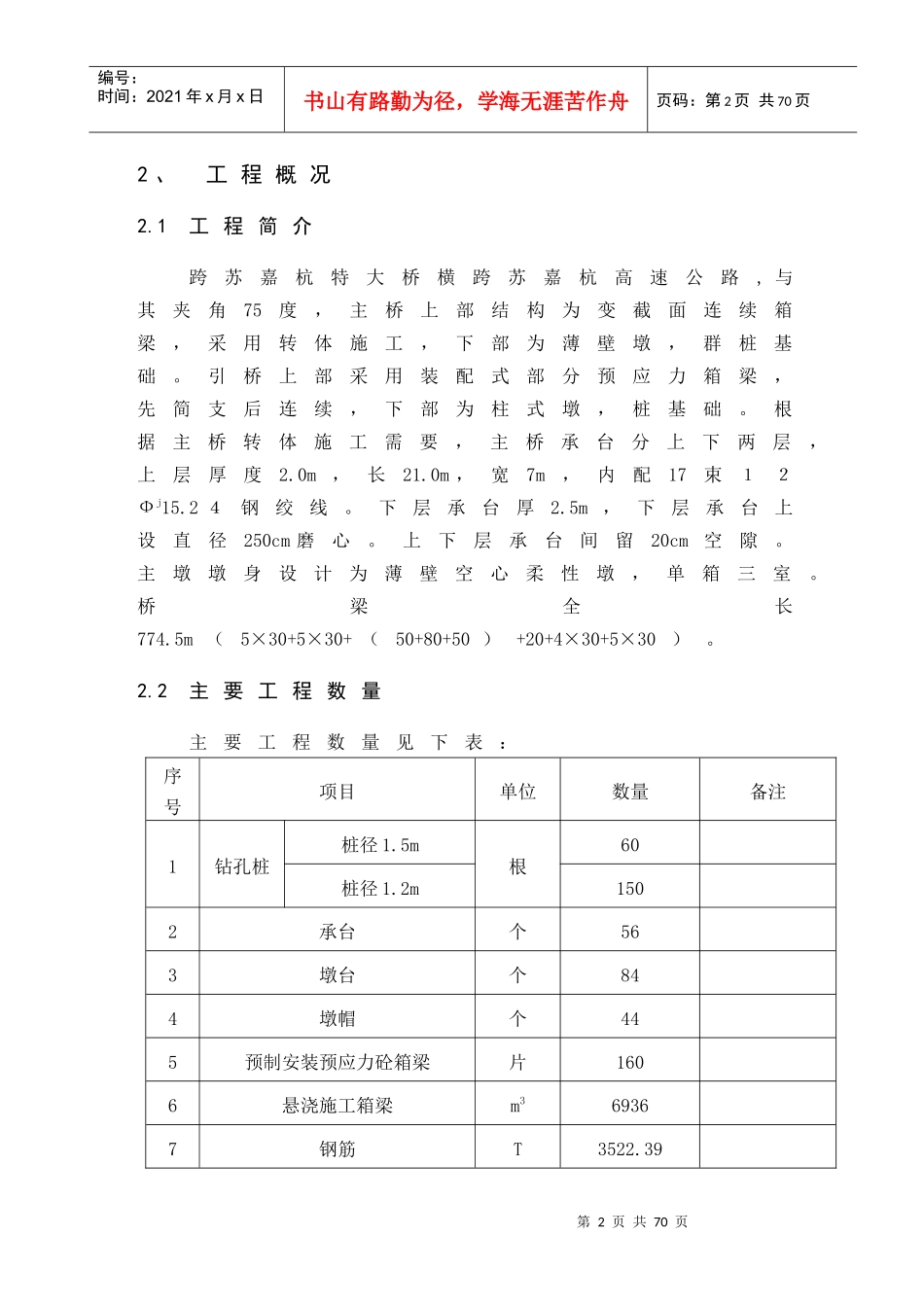 跨苏嘉杭特大桥施工组织设计_第2页