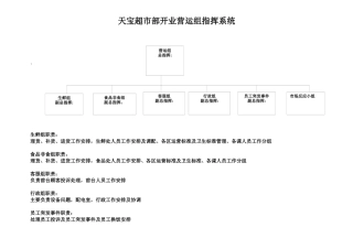 超市部开业营运指挥系统