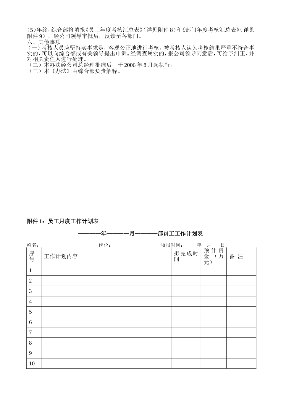 全套公司绩效考核办法_第3页
