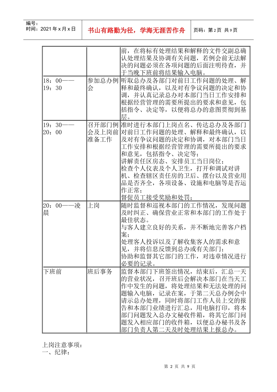 人力资源-2022KTV经理岗位职责及上岗注意事项_第2页