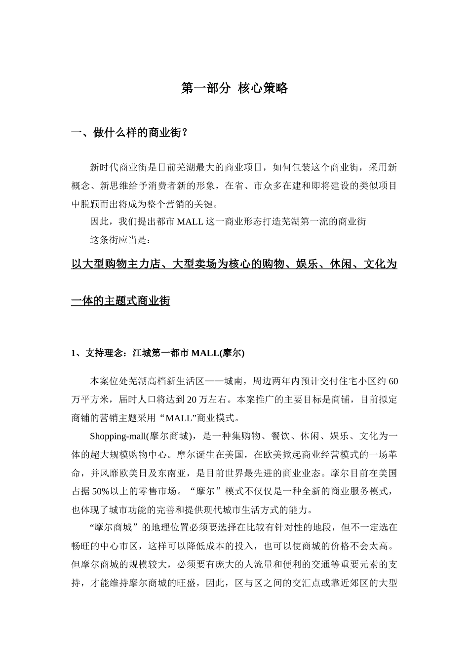 江城第一都市MALL(摩尔)营销推广(1)_第2页