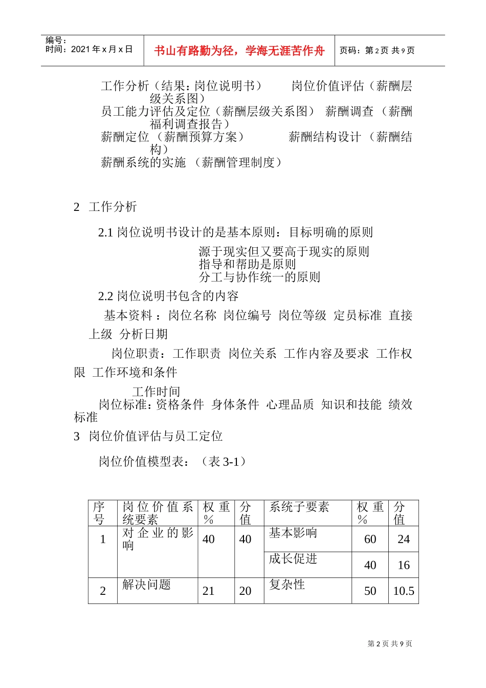 薪酬体系方案设计与运作_第2页