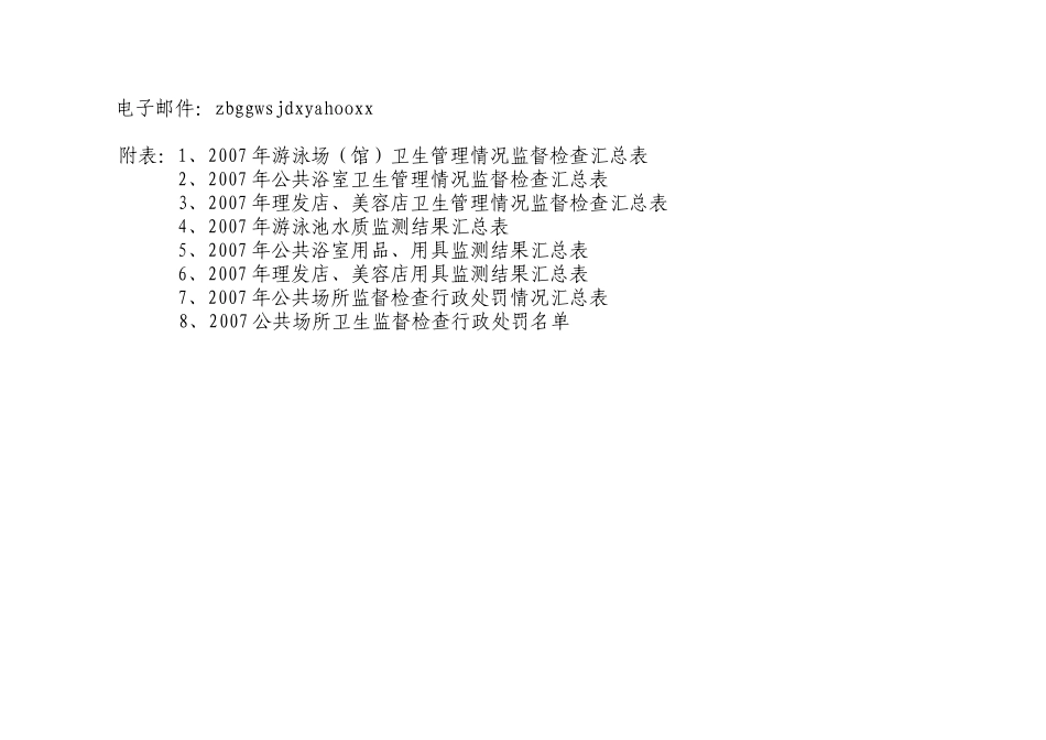 淄博市年度公共场所卫生监督检查工作计划_第3页