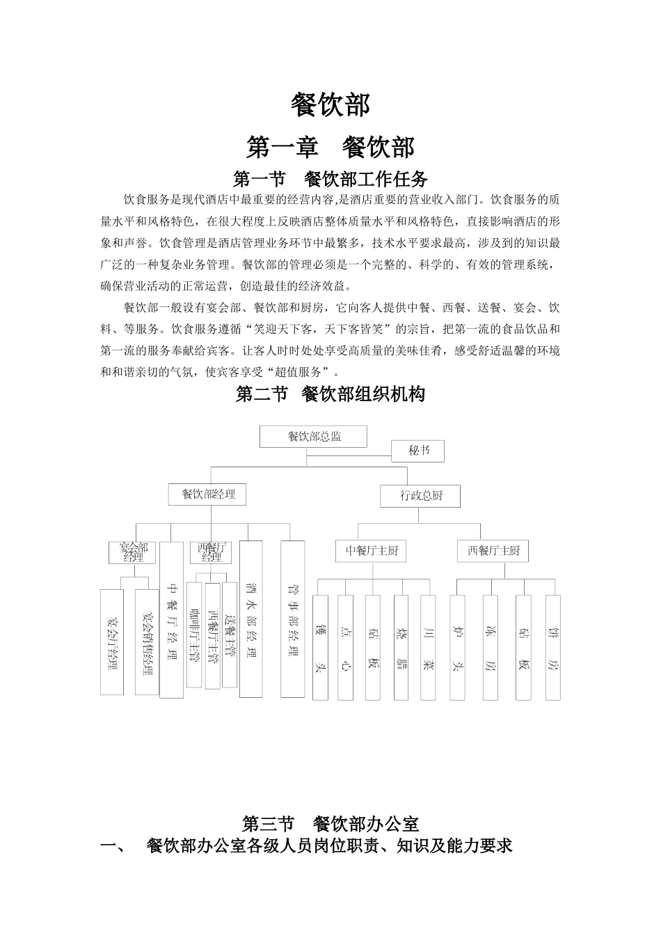 某酒店管理规范及服务程序标准概述_第1页