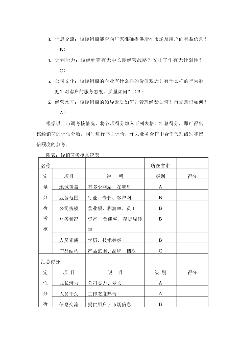 经销商评估方案_第2页