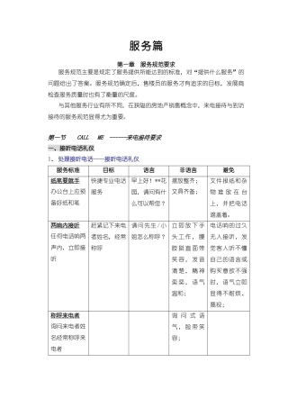 房地产销售服务篇