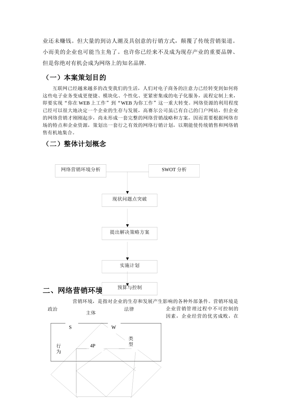 某金银有限公司网络营销策划书_第2页