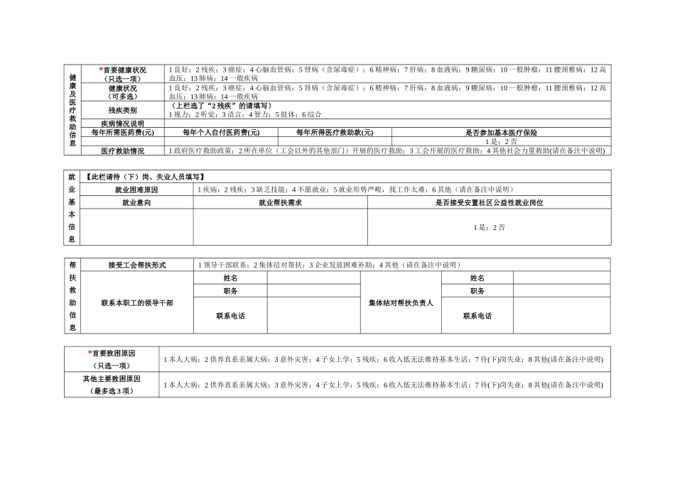 困难职工档案（为必填项）_第3页