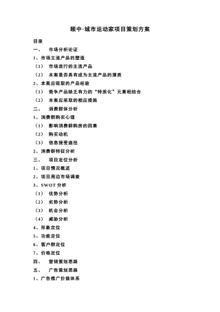 青岛某项目营销策划方案