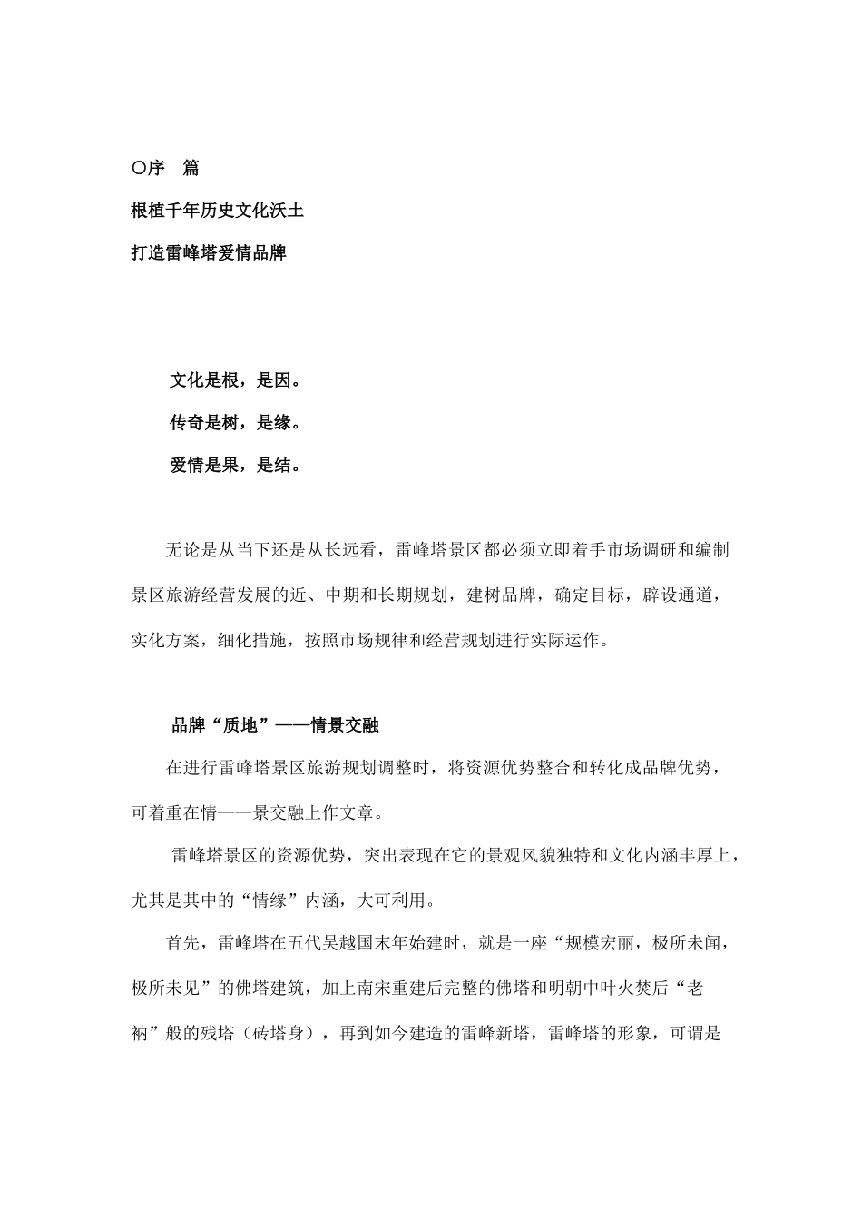 杭州雷峰塔营销策划案_第2页