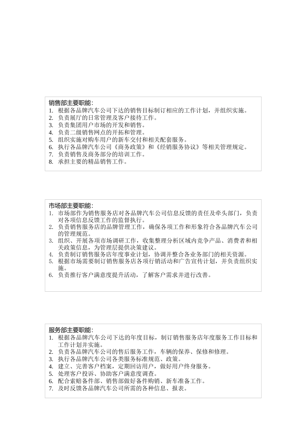 汽车公司销售服务店的管理规范_第3页