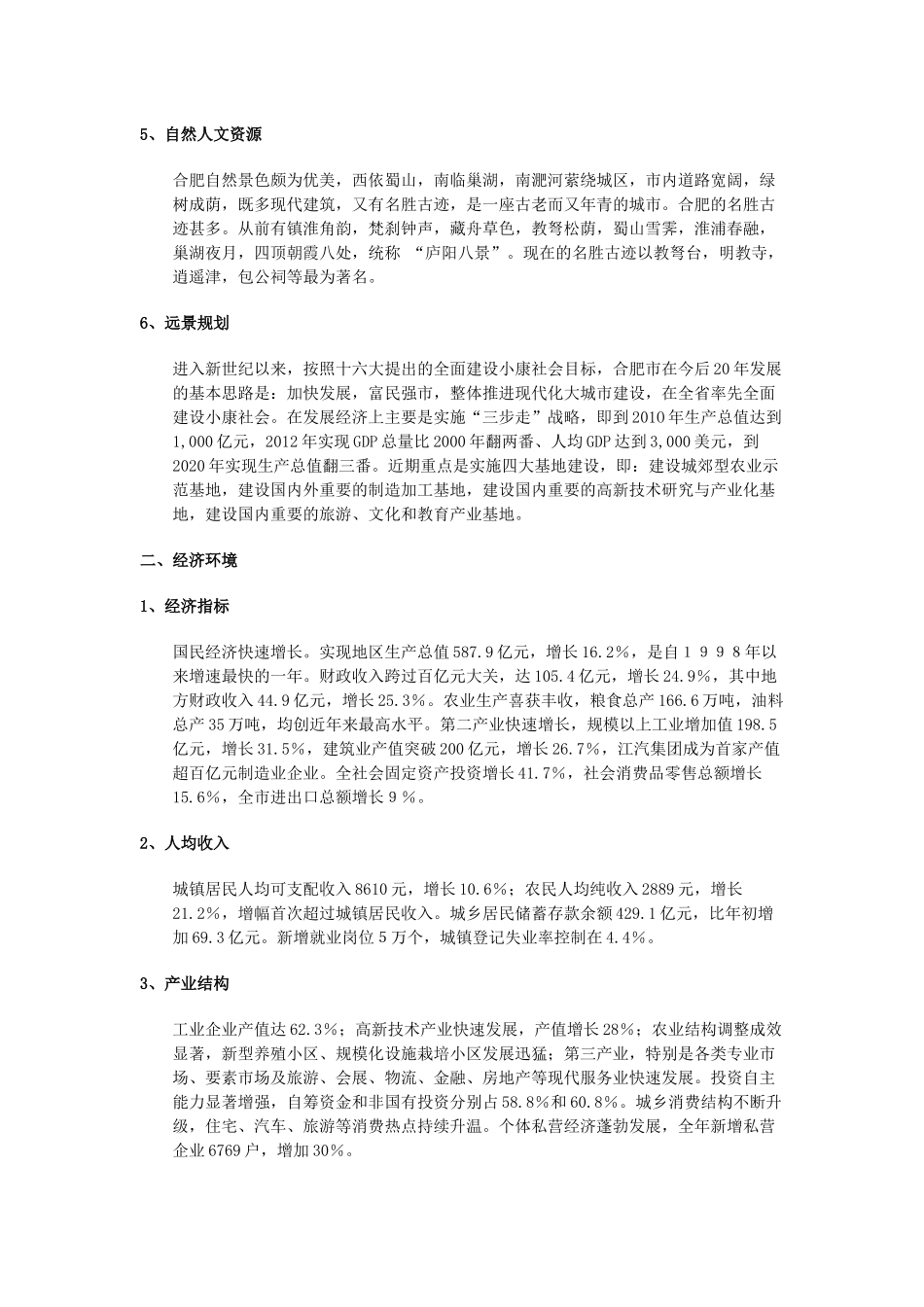 房地产营销策划--合肥光彩广场项目提案报告_第2页