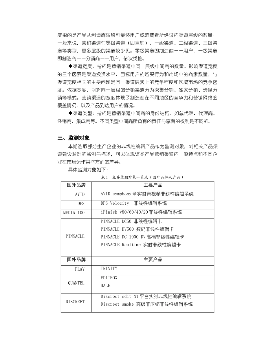 非线性编辑营销渠道监测报告_第2页