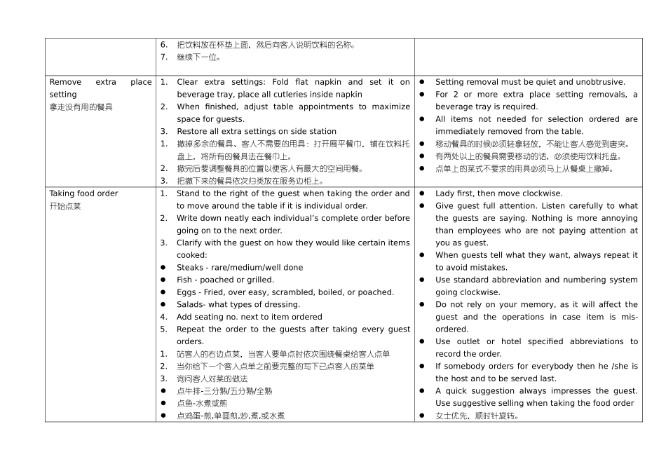 餐饮服务流程培训手册_第3页