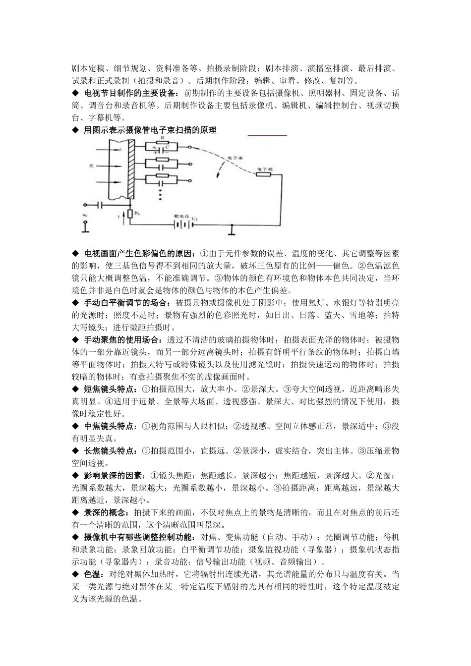 电视节目制作复习资料大全_第2页