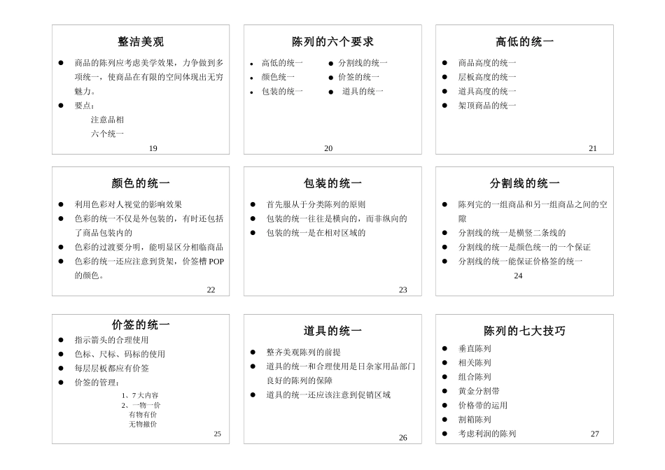 超市商品陈列管理-商品陈列管理培训4_第3页