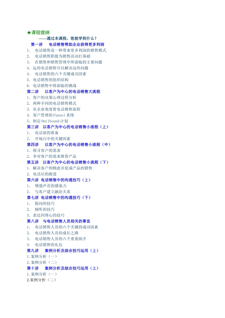 电话销售中的流程与沟通技巧介绍_第1页