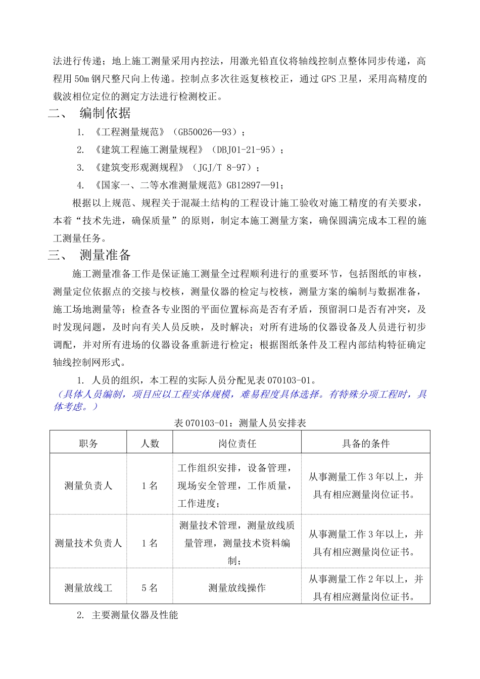 附录样本17-001工程测量施工方案范例_第3页