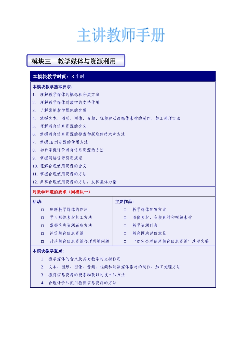 教学媒体与资源利用_第1页