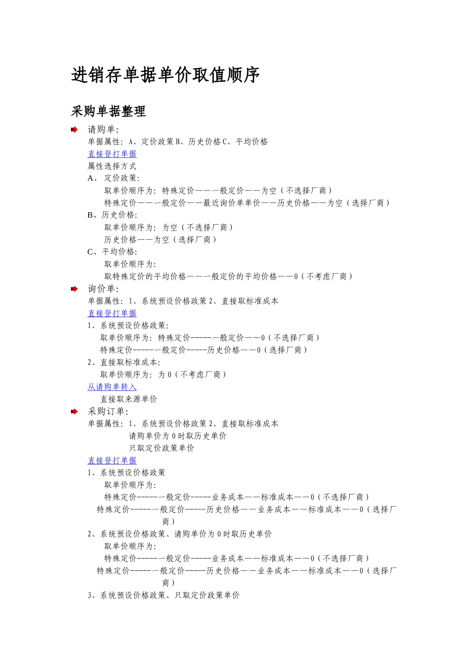 进销存单价取值方法_第1页