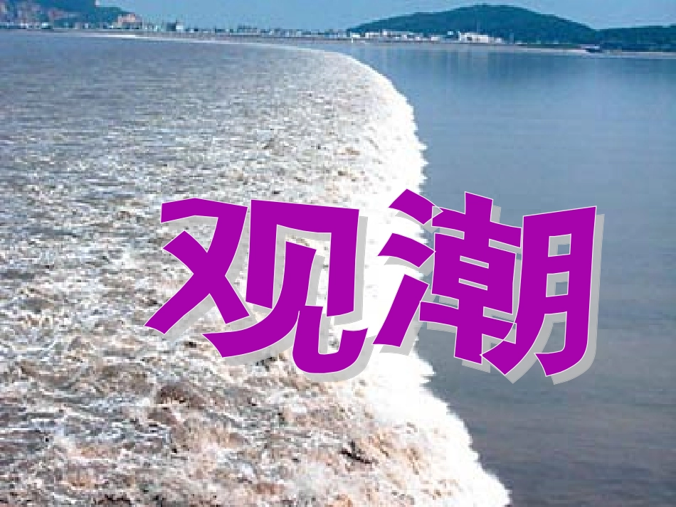《观潮》教学课件_第1页
