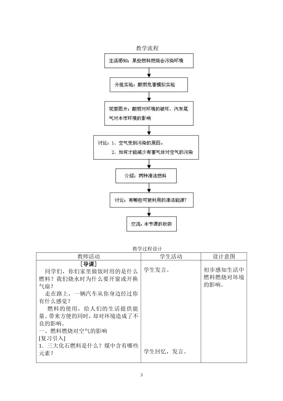 环保教案使用燃料对环境的影响（修改）_第3页