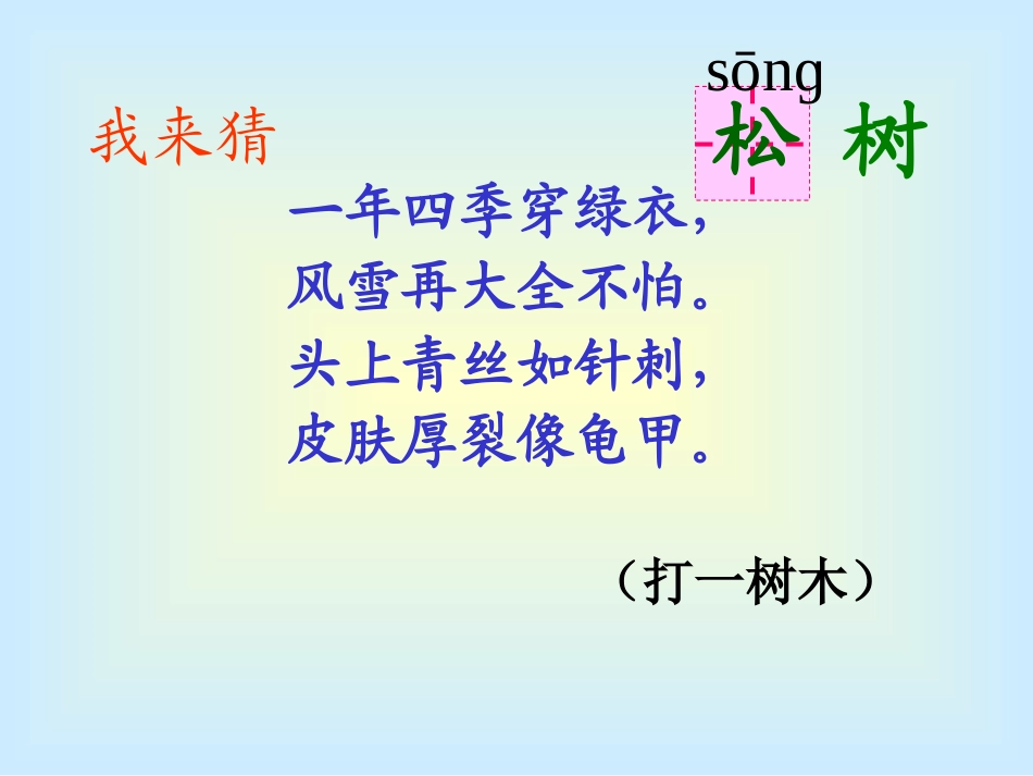 小松树和大松树（_第3页