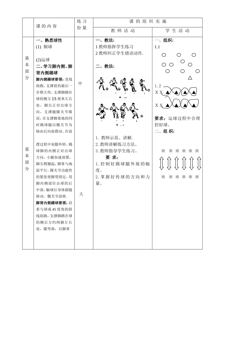 高中体育足球模块教案_第2页