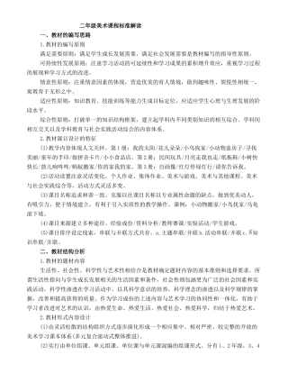 美术课程标准解读