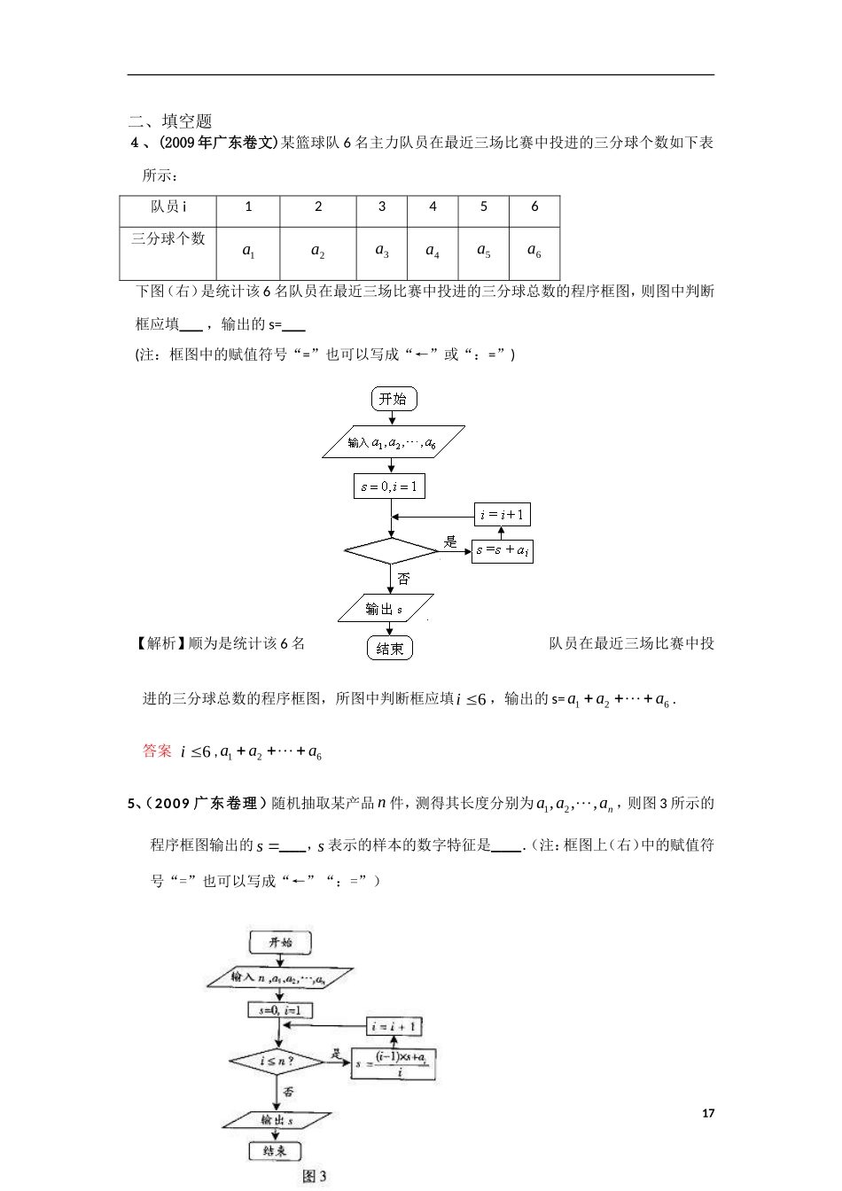 高考数学-算法初步五年高考荟萃_第2页