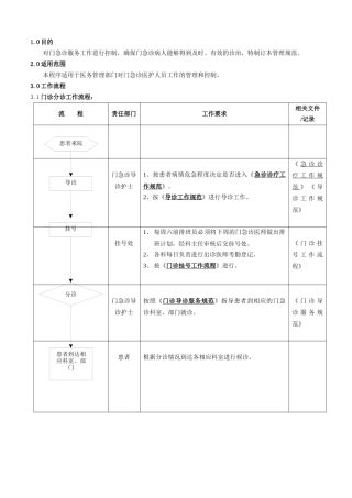 门急诊就诊服务工作流程-白云区信息网
