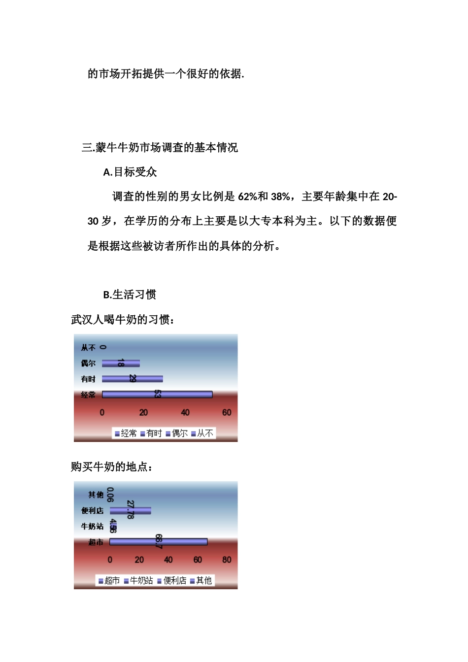 蒙牛牛奶市场调查效果评估-武汉牛奶市场基本情况分析( 12)_第3页