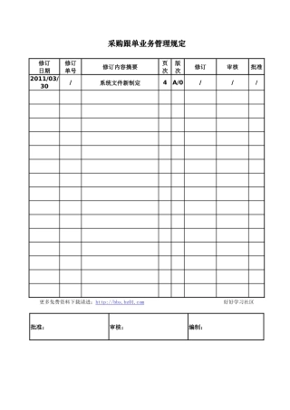 采购跟单业务管理规定