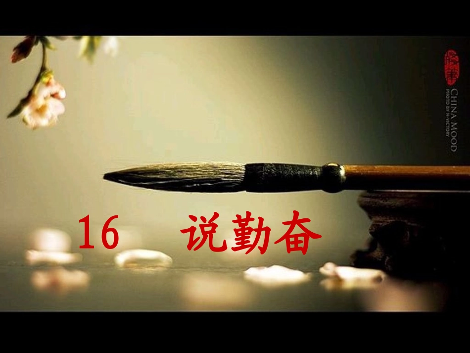 第二课时《说勤奋》_第1页